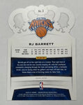 Knicks RJ Barrett 2020-21 Panini Crown Royale No.3 Single Card