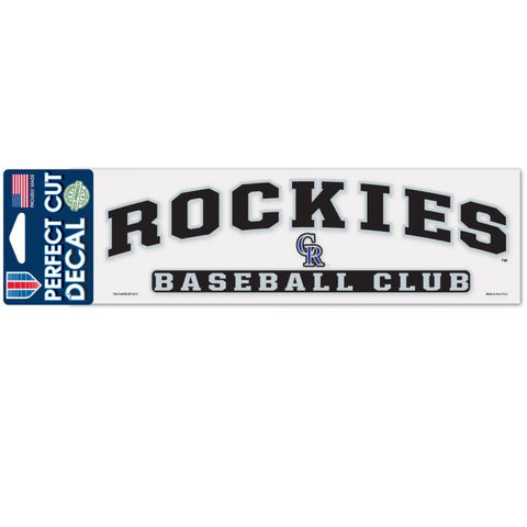 Rockies 3x10 Cut Decal Arched