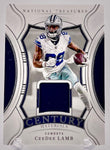 Cowboys CeeDee Lamb 2024 Panini National Treasures No.CM-CLB #80/99 Relic Single Card