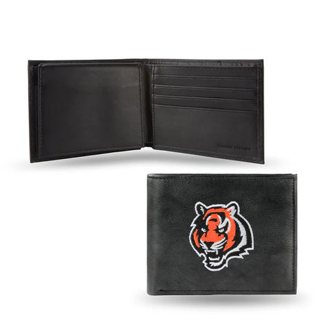 Bengals Leather Wallet Embroidered Bifold