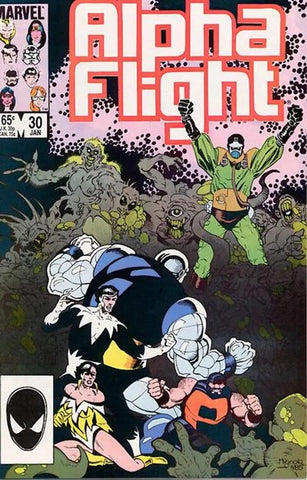 Alpha Flight Issue #30 January 1986 Comic Book