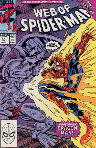 Spider-Man: Web of Issue #61 February 1990 Comic Book