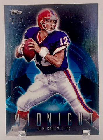 Bills Jim Kelly 2024 Topps Midnight No.12 #10/25 Single Card