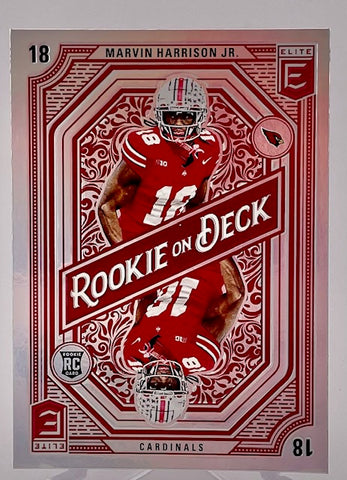 Cardinals/Ohio St Marvin Harrison Jr 2024 Donruss Elite No.17 Rookie Single Card