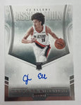 Trail Blazers CJ Elleby 2021 Panini No.PSA-CJE Autographed Rookie Single Card