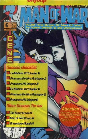 Man of War Issue #6 September 1993 Comic Book