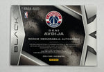 Wizards Deni Avdija 2020-21 Panini Black No.RMA-AVD #01/15 Autographed Relic Rookie Single Card