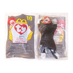 TY Beanie Baby McDonald's Teenie 4.5" - #10 Zip the Black Cat 1998