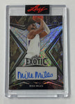 G -league Mike Miles 2022 Leaf Exotic Basketball No.BA-MM2 3/9 Autographed Rookie Single Card