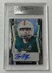 Tyler Van Dyke 2022 Leaf Flash Pre-Production 1/1 Black Sparkle Autographed Rookie Single Card