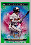 Orioles Jackson Holliday 2024 Topps Inception No.7 Green Rookie Single Card