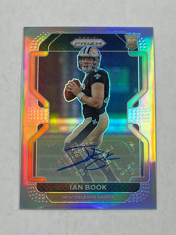 Saints Ian Book 2021 Panini Prizm No.357 Autographed Prizm Rookie Single Card