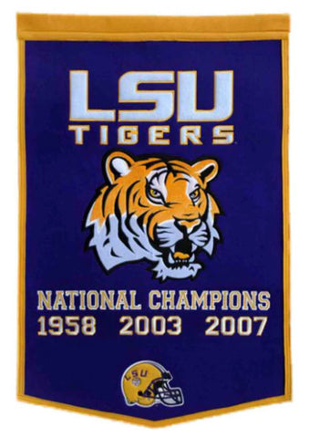 LSU 24"x38" Wool Banner Dynasty