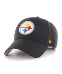 Steelers Hat 47' MVP Adjustable Black
