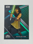 Star Wars Quinlan Vos 2022 Topps Chrome Black No.93 64/99 Green SP Single Card