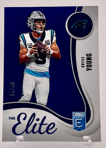 Panthers Bryce Young 2025 Panini Donruss Elite No. 15 #08/75 Single Card