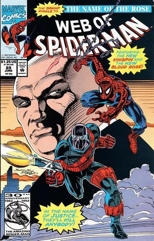 Spider-Man: Web of Issue #89 June 1992 Comic Book