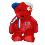 TY Beanie Baby 8.5" - America Red 2002 Bear American Red Cross