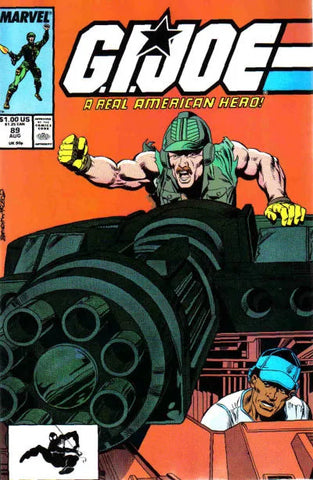 G.I. Joe: A Real American Hero Issue #89 August 1989 Comic Book