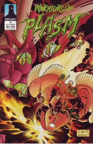 Warriors of Plasm Issue #3 October 1993 Comic Book