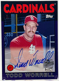 Cardinals Todd Worrell 2020 Topps Fan Favorites Archives No.FFA-TW 101/150 Autographed Single Card