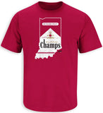 Indiana Mens Shirt 2026 NCAA Champs Flippin Champs