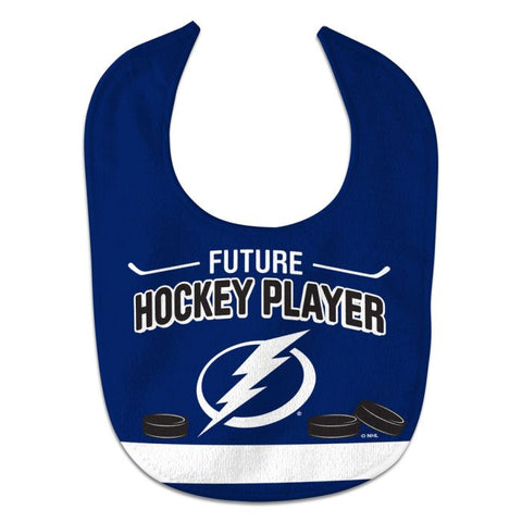 Lightning Baby Bib All Pro Future Hockey Player Blue