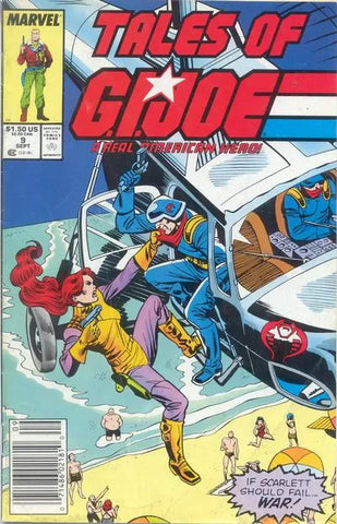 Tales of G.I. Joe Issue #9 September 1988 Comic Book