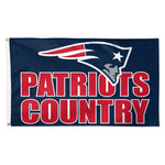 Patriots 3x5 House Flag Deluxe Slogan