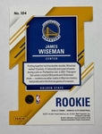 Warriors James Wiseman 2020-21 Panini Donruss Elite No.104 #01/33 Rookie Single Card