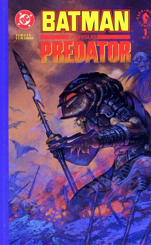 Batman vs. Predator Issue #1B December 1991 Comic Book