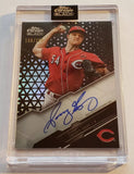 Reds Sonny Gray 2020 Topps Chrome Black #150/150 On-Card Autographed Refractor Single Card