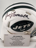 Jets Mini Helmet - Joe Namath - Autographed w/ Beckett Certificate of Authentication