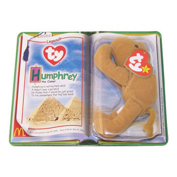 TY Beanie Baby McDonald's Teenie 4.5" - Humphrey the Camel 2000