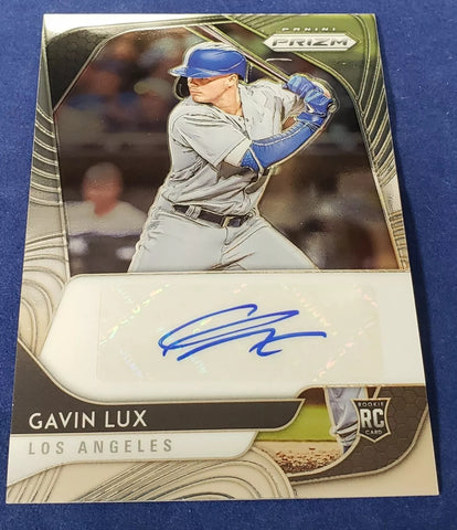 Dodgers Gavin Lux 2020 Panini Autographed Rookie Single Card