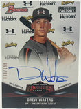 American Drew Waters Bowman Baseball Factory Under Armour All America No. UAA-20 #099/199 Single Card
