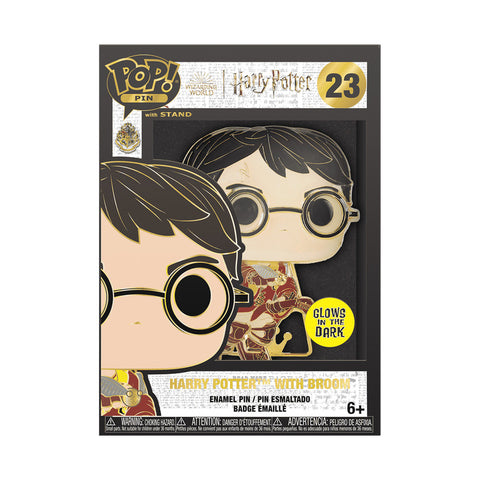 Funko Pop Enamel Pin - Harry Potter - Harry Potter w/ Broom 23
