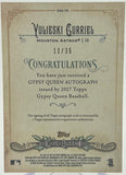 Astros Yulieski Gurriel 2017 Topps Gypsy Queen No.GQA-YG #11/35 Autographed Rookie Single Card
