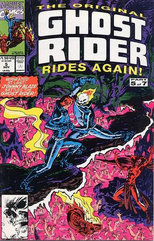 Original Ghost Rider Rides Again Issue #2 November 1991 Comic Book