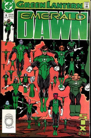 Green Lantern: Emerald Dawn Issue #6 May 1990 Comic Book