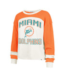 Dolphins Ladies Shirt Historic Double Header Curve