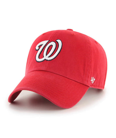 Nationals Hat 47' Clean Up Home Adjustable Red