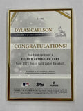 Cardinals Dylan Carlson 2021 Topps Gold Label No.FA-DC Autographed Rookie Single Card