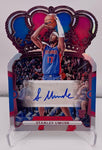 Pistons Stanley Umude 2023-24 Panini Crown Royale No.RC-UMU #45/49 Die-Cut Autographed Rookie Single Card