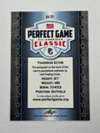 Thaddeus Ector 2020 Leaf Metal Perfect Game No.BA-TE1 Autographed Prospect Single Card