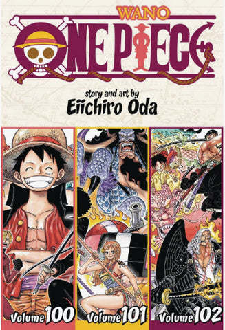 One Piece 3-in-1 Edition Manga Volume 100-101-102 Soft Cover Graphic Novel Book