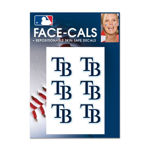Rays Face Cals Tattoos 6-Pack