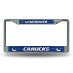 Canadiens Chrome License Plate Frame Silver Bling