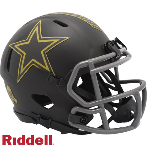 Cowboys Mini Helmet Speed Salute to Service 2025