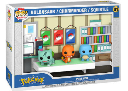 Funko Pop Vinyl Games - Pokemon Bulbasaur/Charmander/Squirtle 01